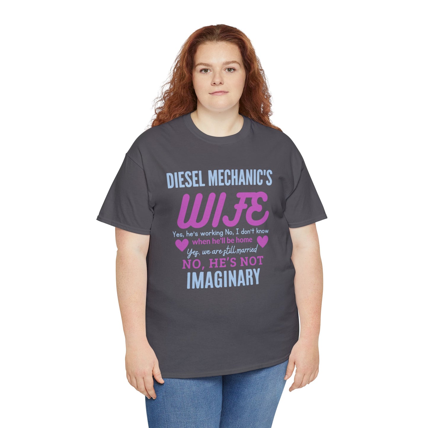 Diesel Mechanics Wife Unisex Heavy Cotton Tee