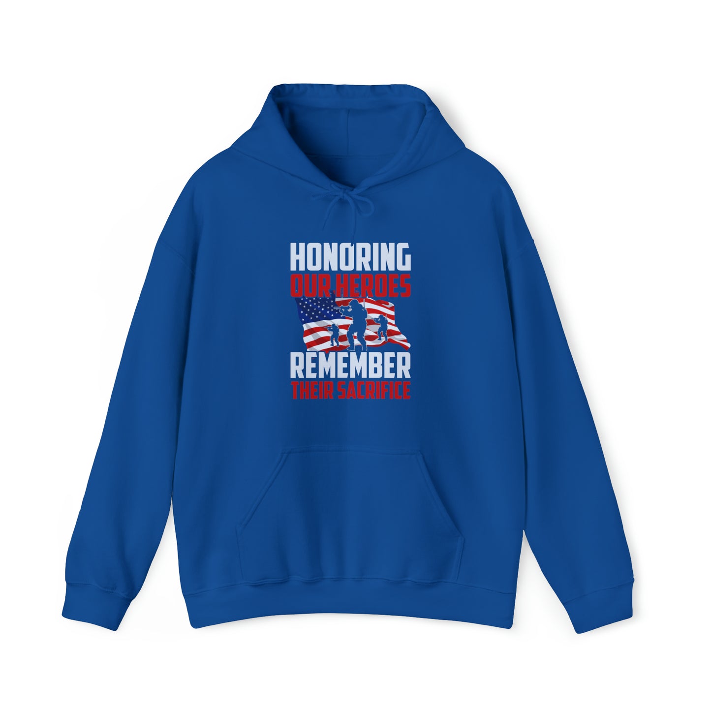 Honoring Our Heroes Remember Their Sacrifice Unisex Heavy Blend™ Hooded Sweatshirt