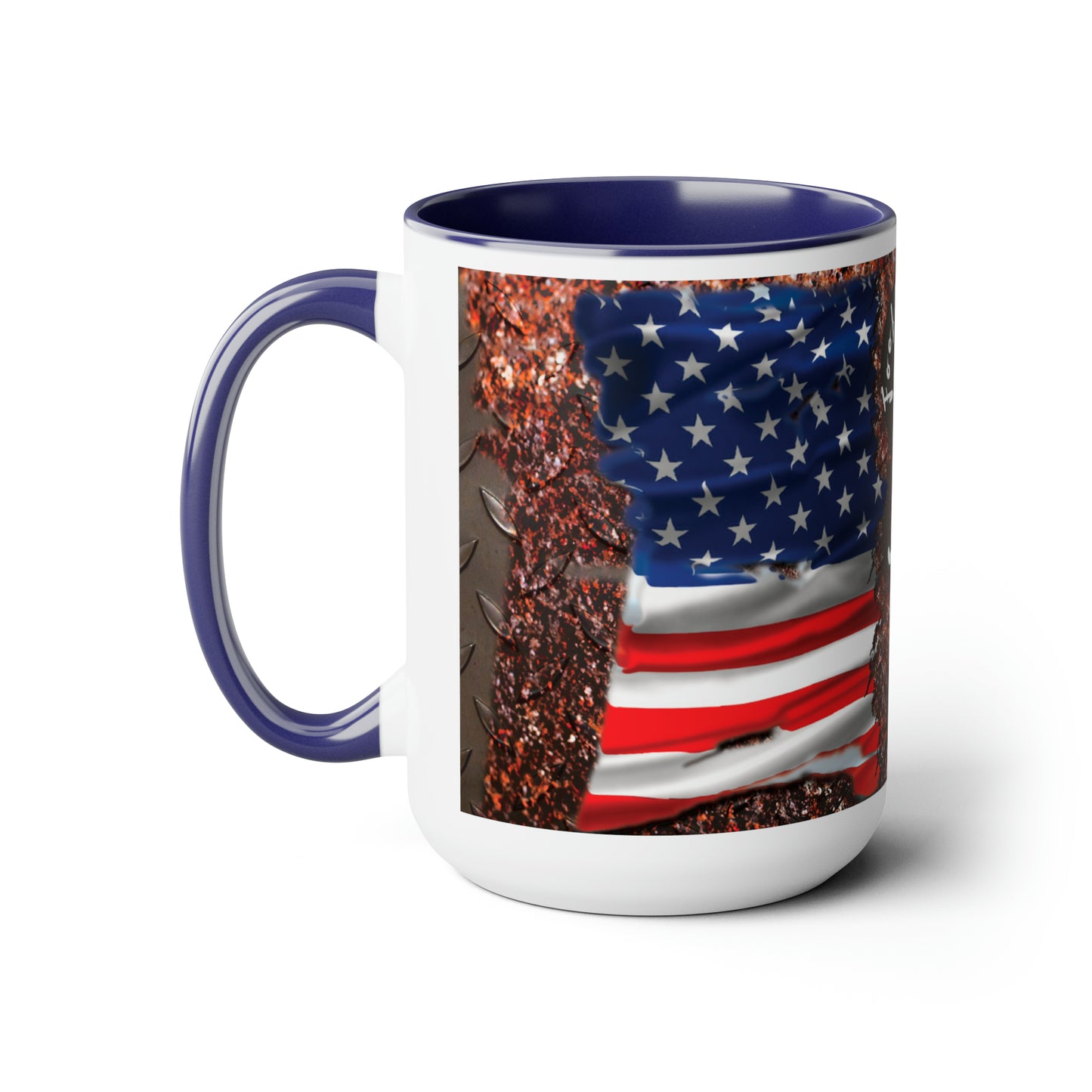 Football Dad Two-Tone Coffee Mugs, 15oz