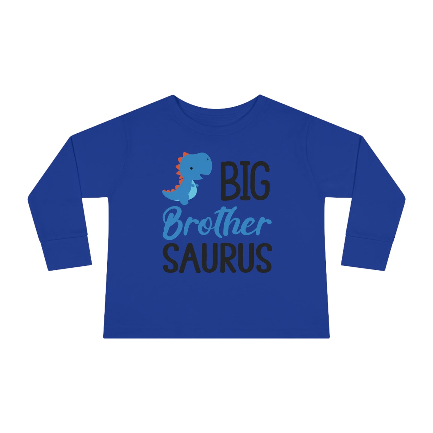 Big Brother Saurus Toddler Long Sleeve Tee