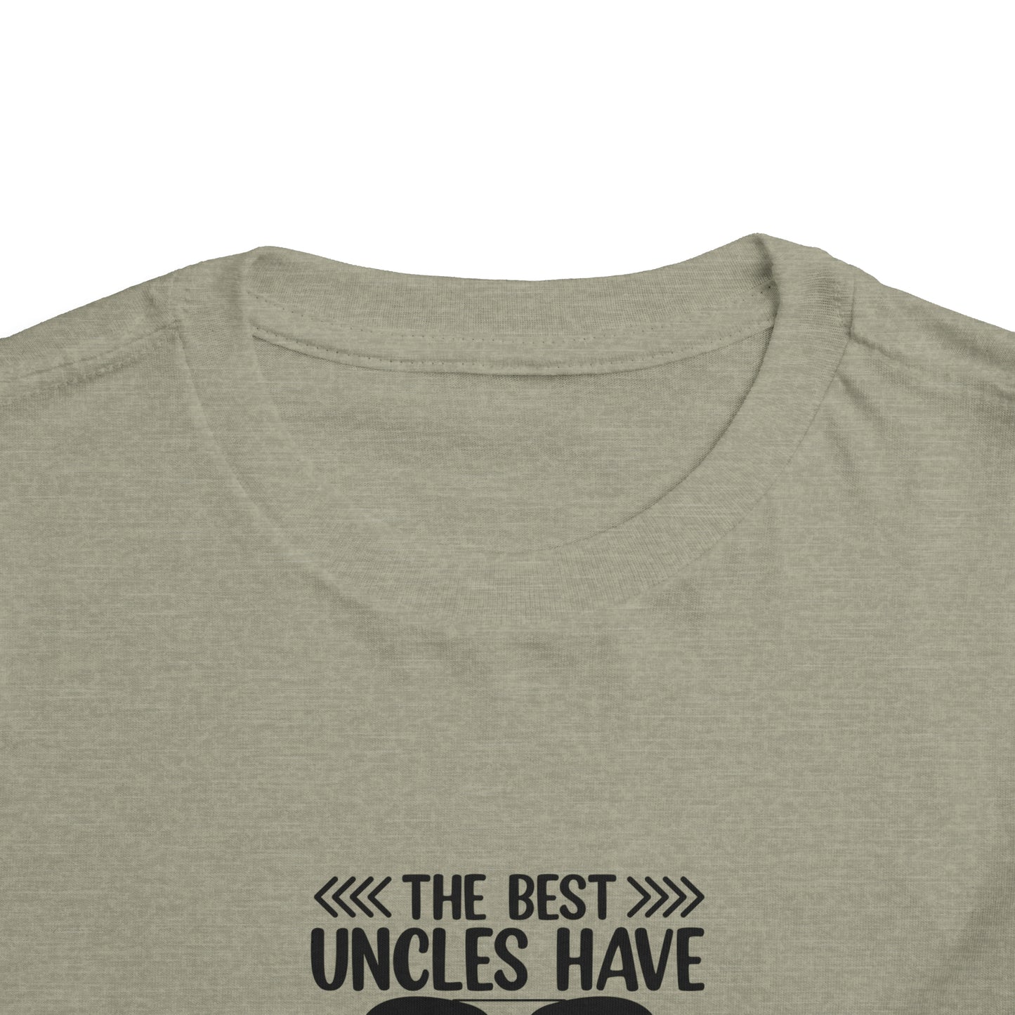 The Best Uncles Have Beards Toddler Short Sleeve Tee