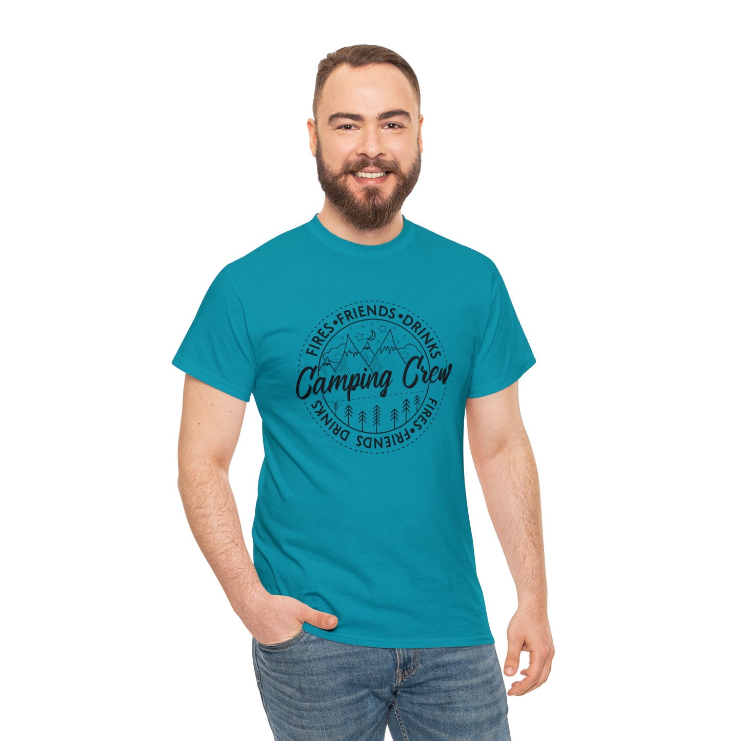 Camping Crew Unisex Heavy Cotton Tee
