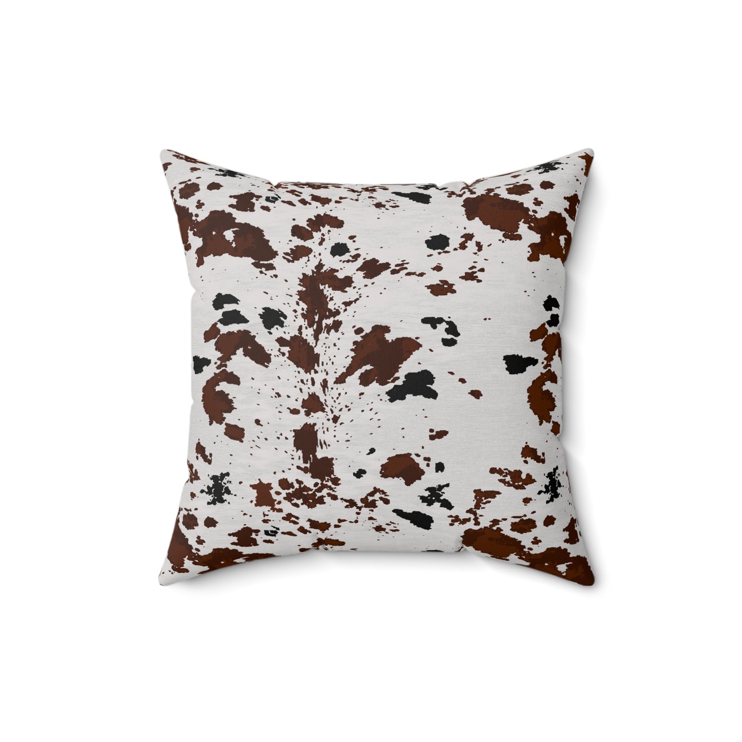 Cowhide Print Inspired Spun Polyester Square Pillow