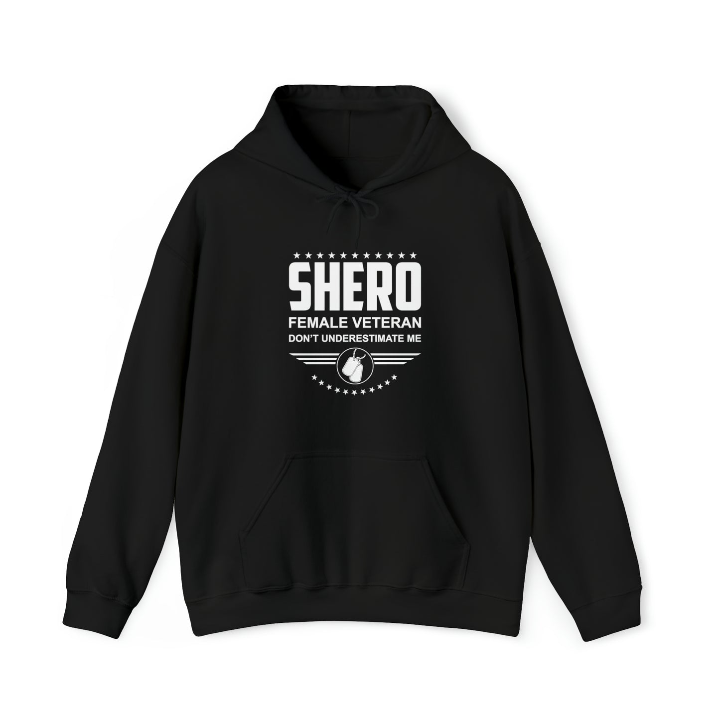 SHERO Female Veteran Unisex Heavy Blend™ Hooded Sweatshirt
