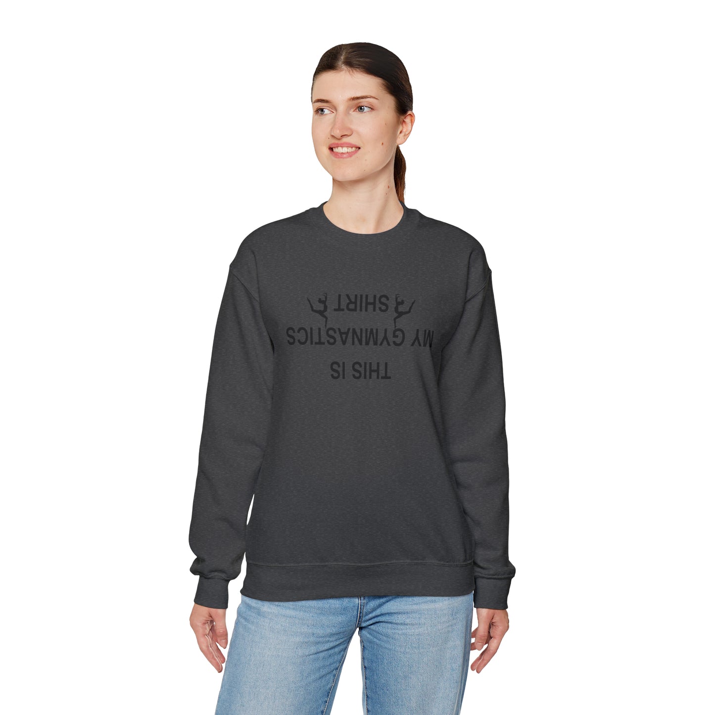 This is My Gymnastics Shirt (upside down) Unisex Heavy Blend™ Crewneck Sweatshirt