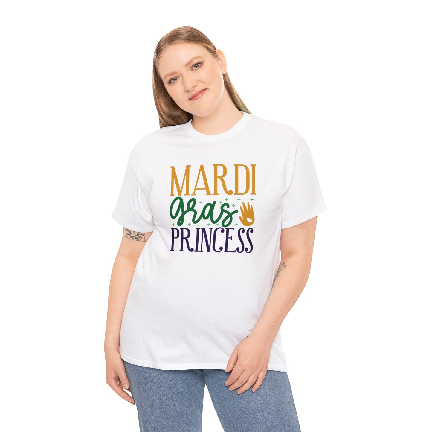 Mardi Gras Princess Unisex Heavy Cotton Tee