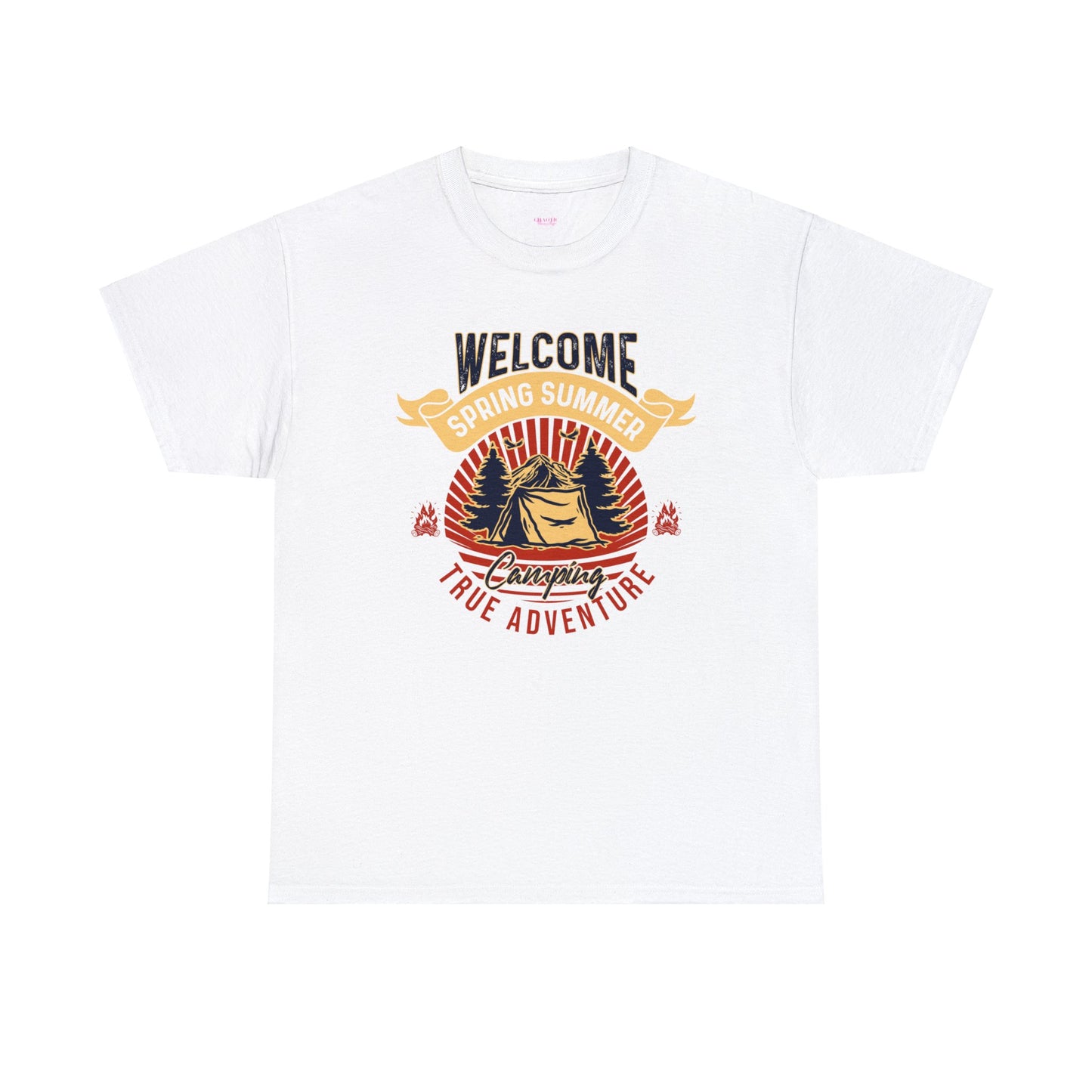 Welcome Spring Summer Adventures Unisex Heavy Cotton Tee