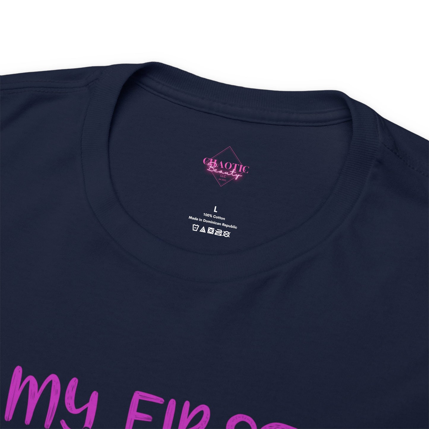 My 1st Mothers Day as a Mom Pink Unisex Heavy Cotton Tee