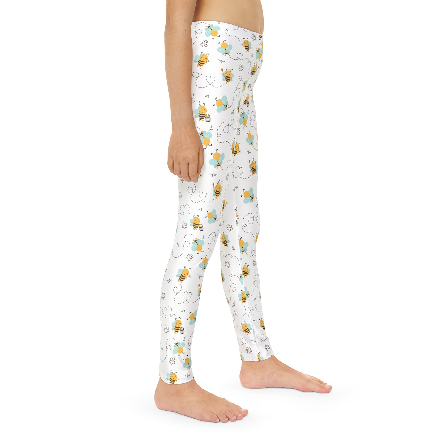 Bees Please Youth Full-Length Leggings