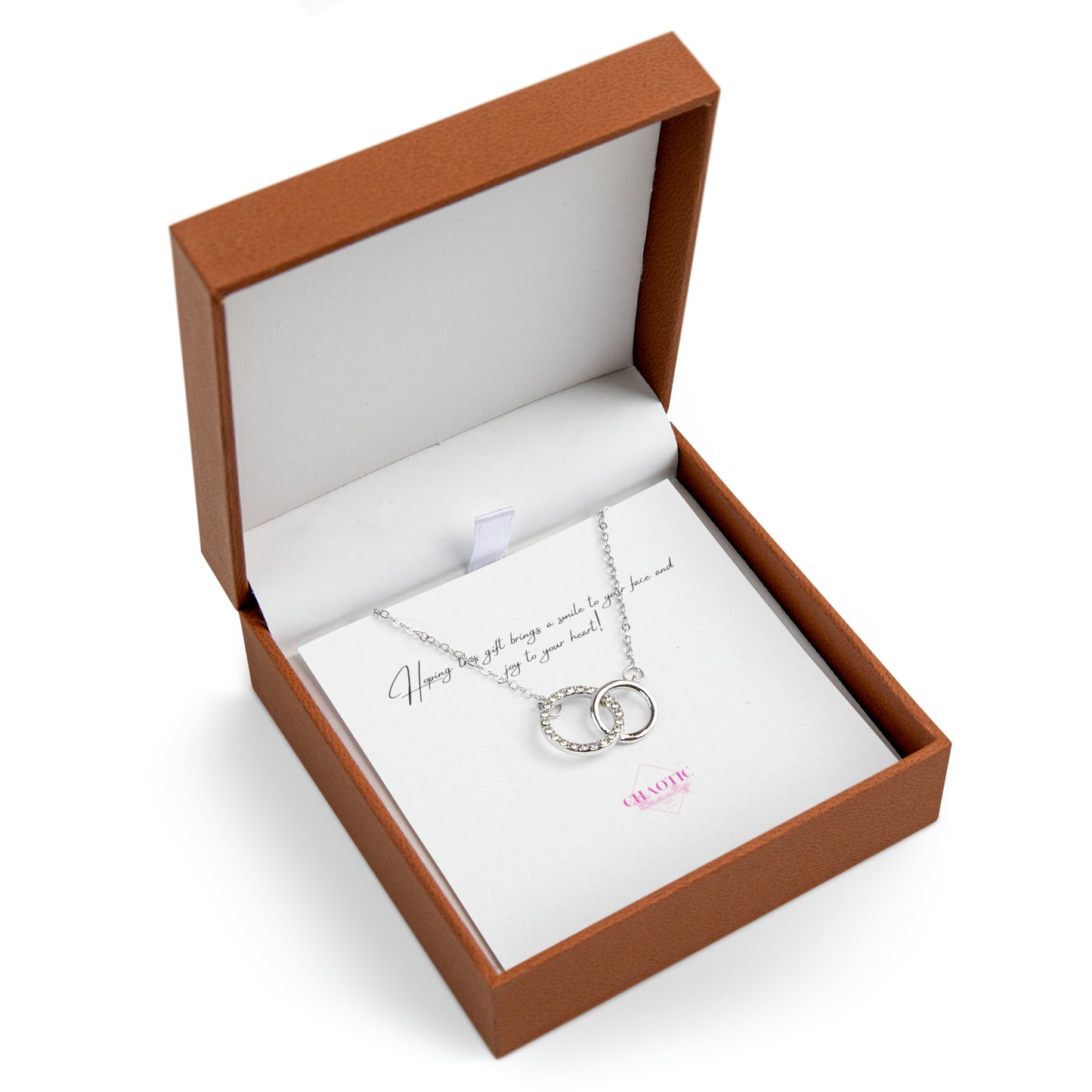 Gorgeous Interlocking Circles Necklace
