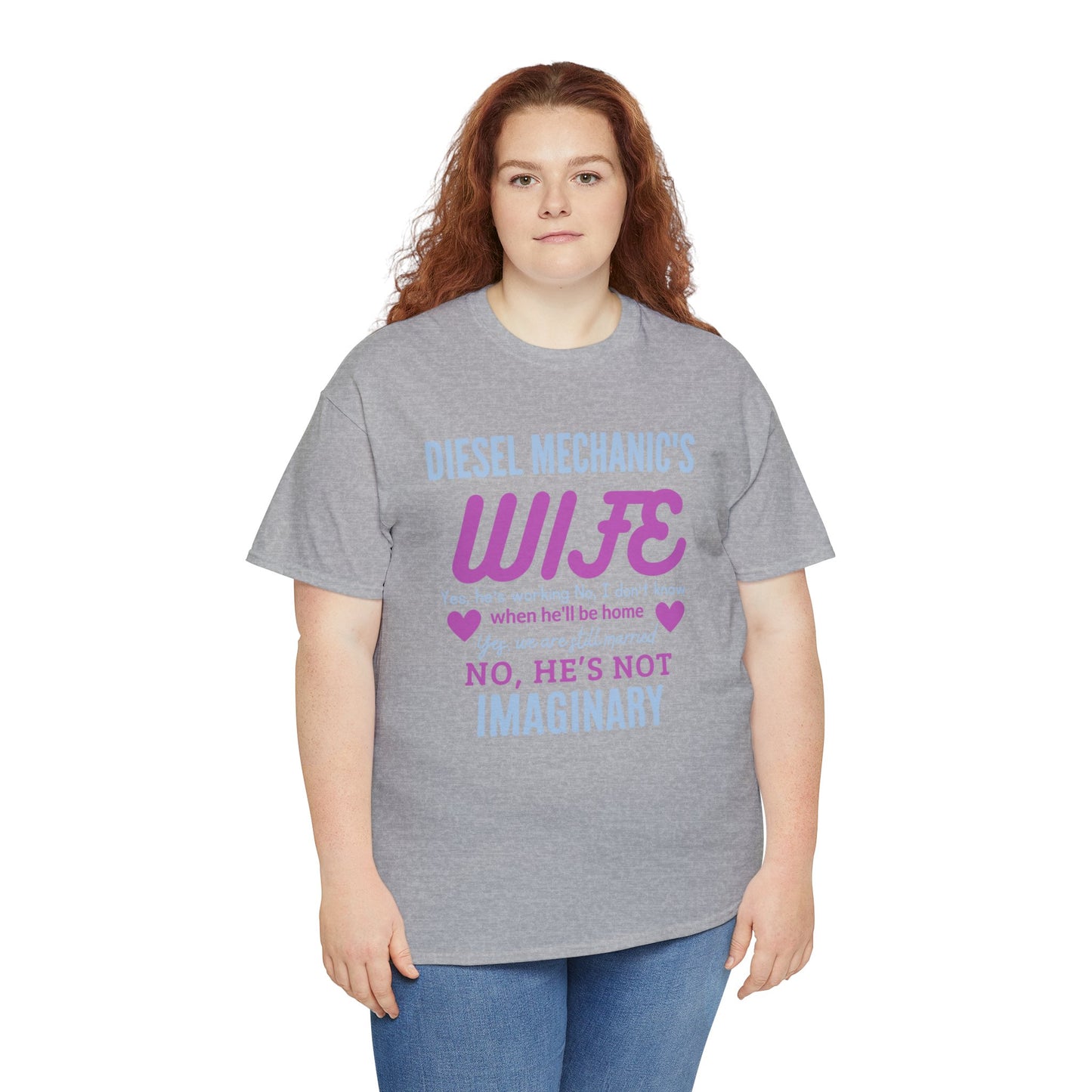Diesel Mechanics Wife Unisex Heavy Cotton Tee