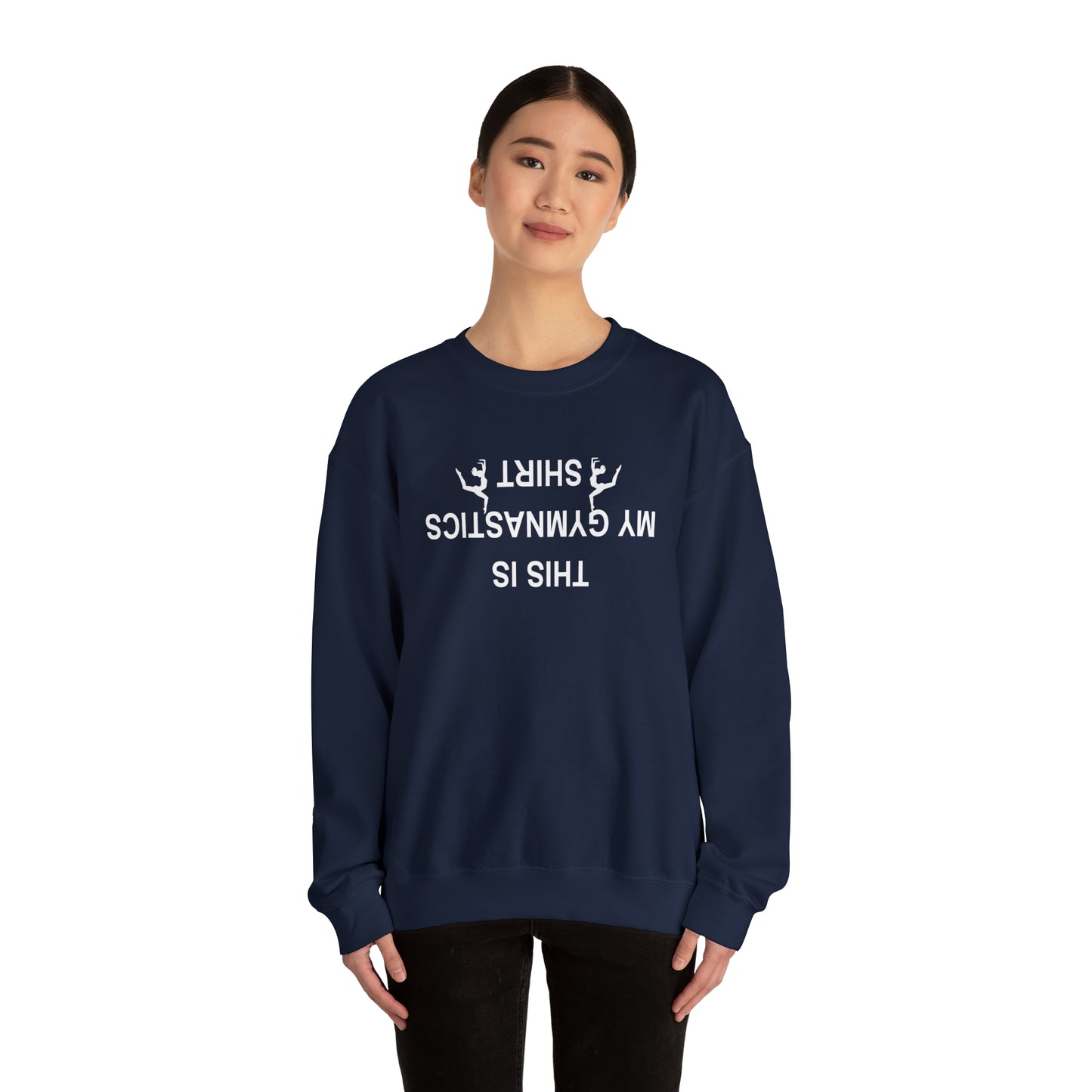 This is My Gymnastics Shirt (upside down) Unisex Heavy Blend™ Crewneck Sweatshirt
