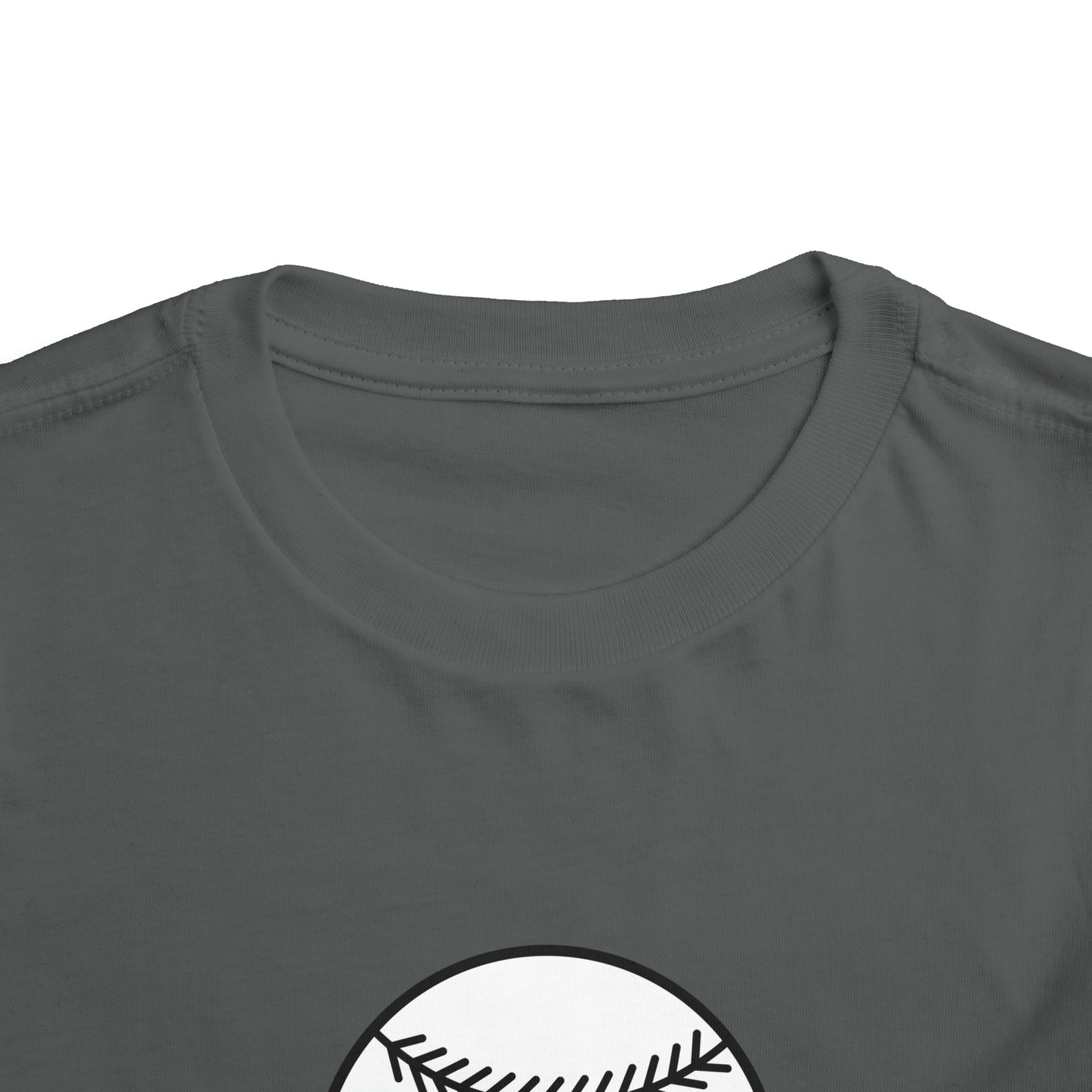 Little Sister Biggest Fan baseball Toddler Short Sleeve Tee