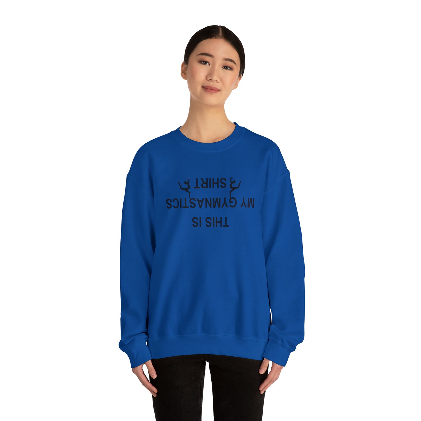 This is My Gymnastics Shirt (upside down) Unisex Heavy Blend™ Crewneck Sweatshirt
