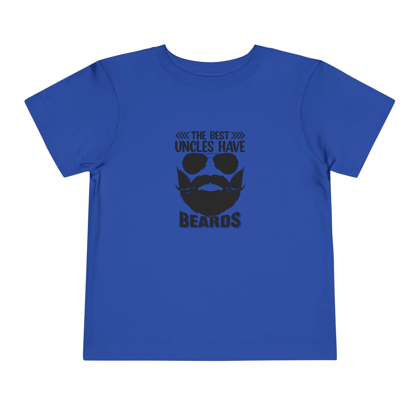 The Best Uncles Have Beards Toddler Short Sleeve Tee