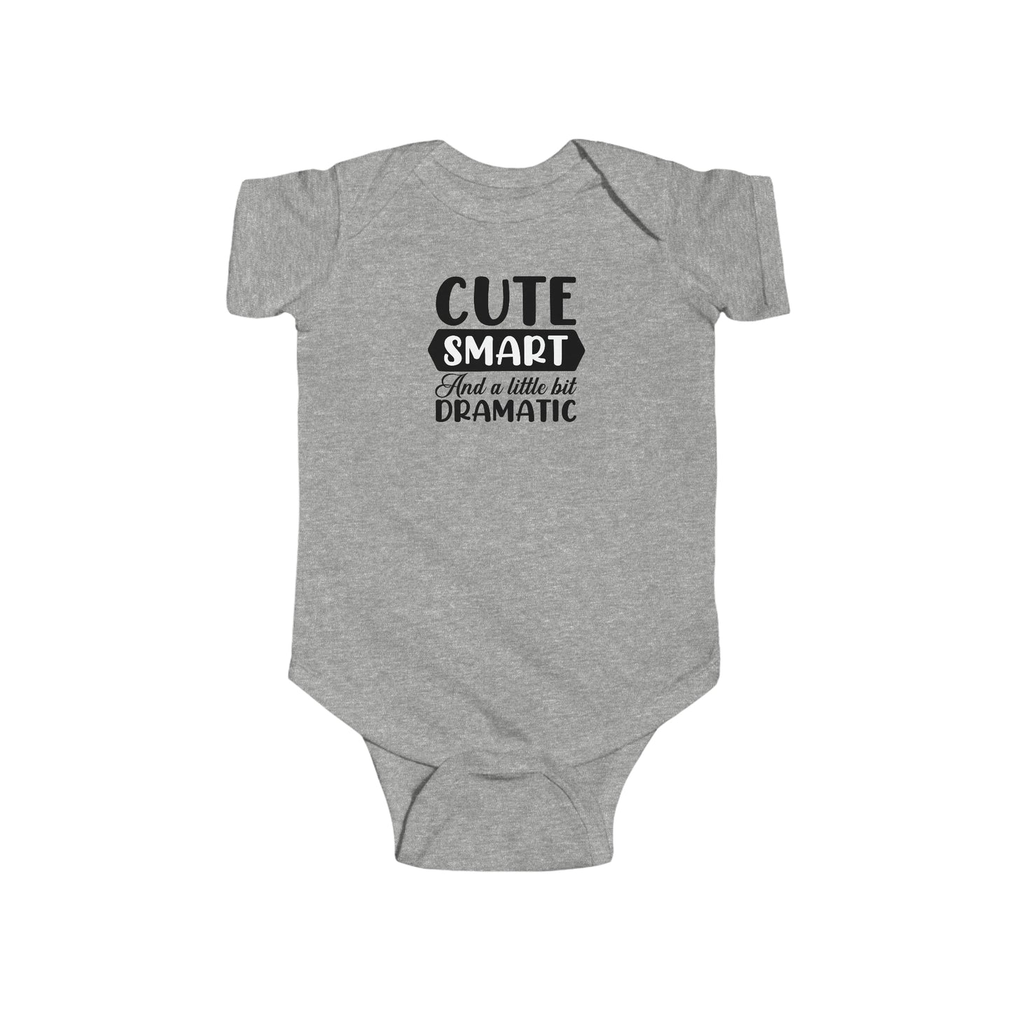 Cute Smart & Little Dramatic Infant Fine Jersey Bodysuit