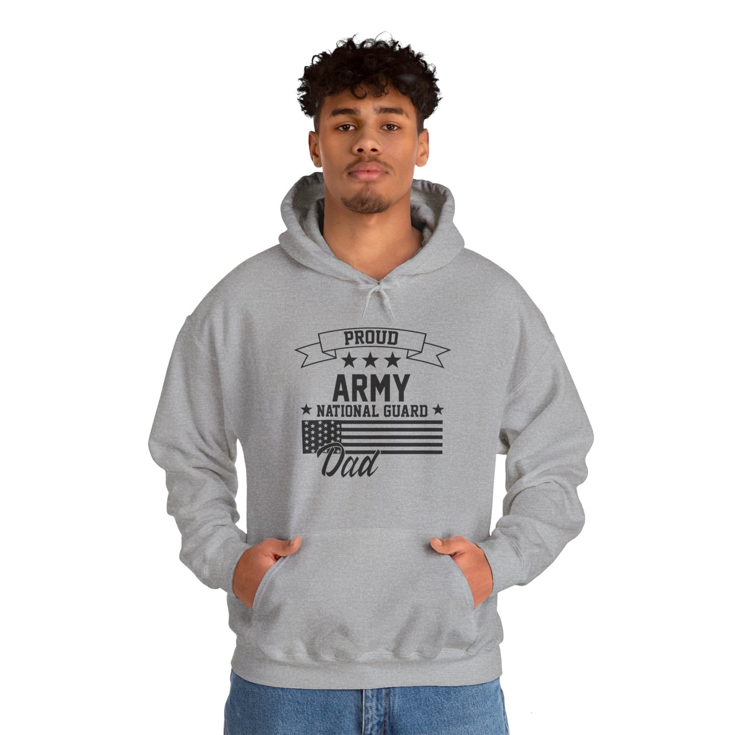 Proud Army National Guard DAD Unisex Heavy Blend™ Hooded Sweatshirt