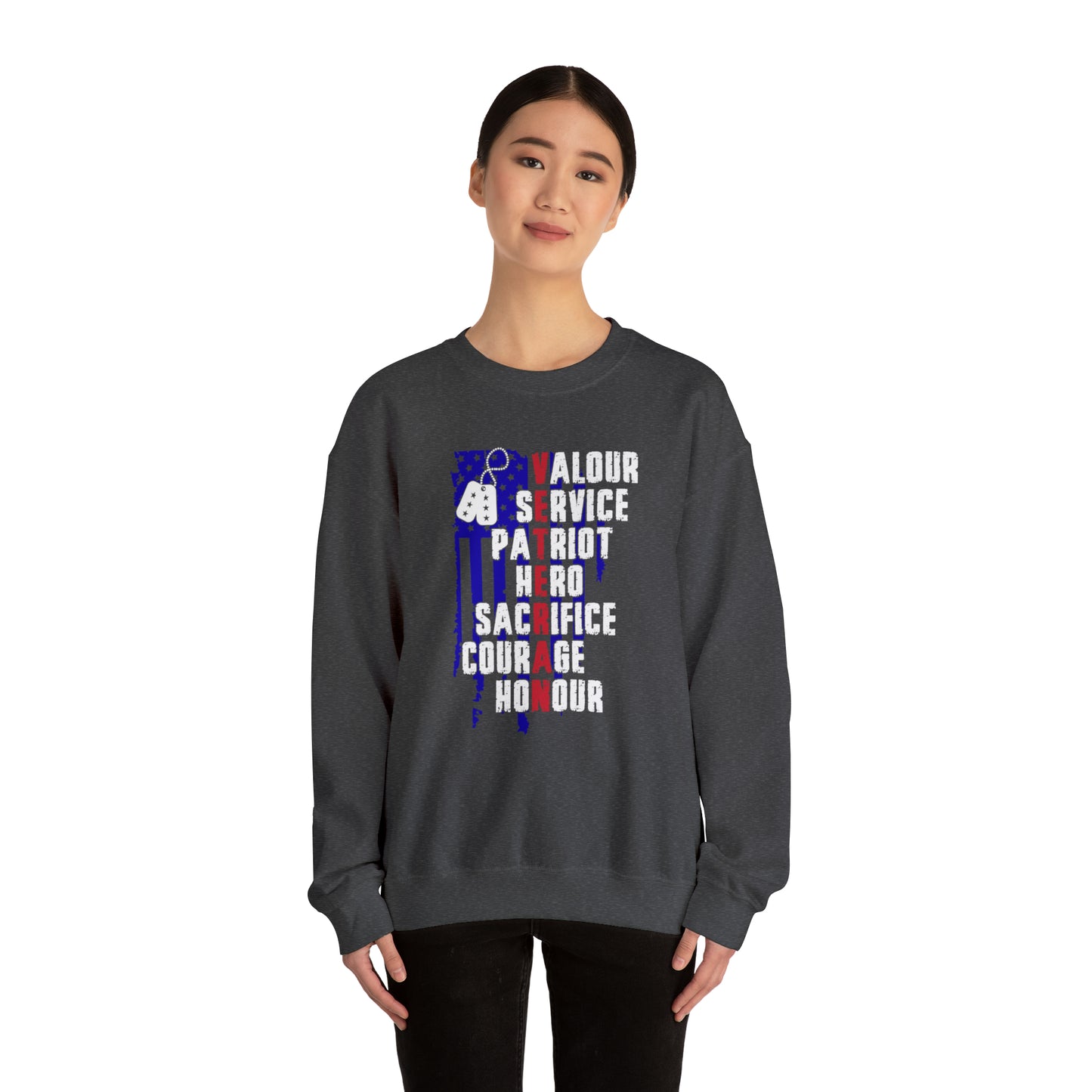 V.E.T.E.R.A.N Unisex Heavy Blend™ Crewneck Sweatshirt