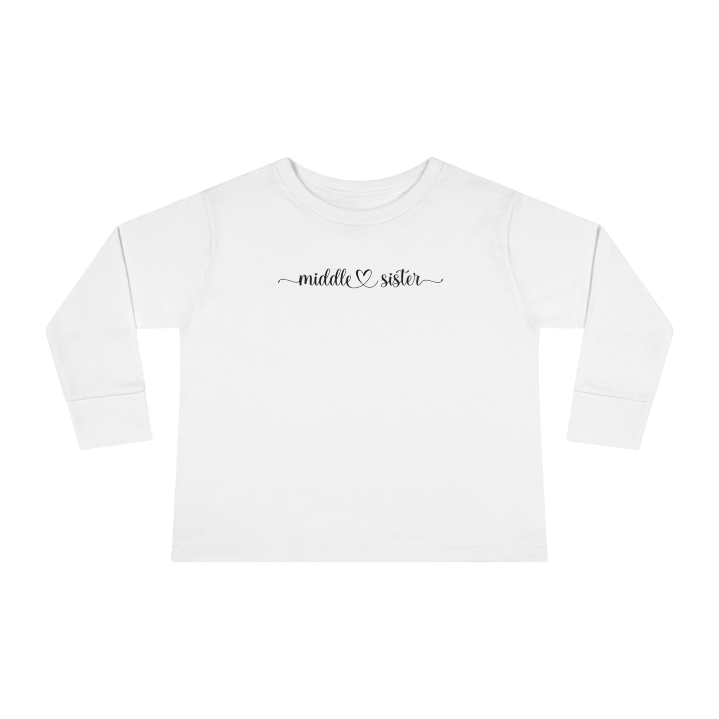 Middle Sister Toddler Long Sleeve Tee