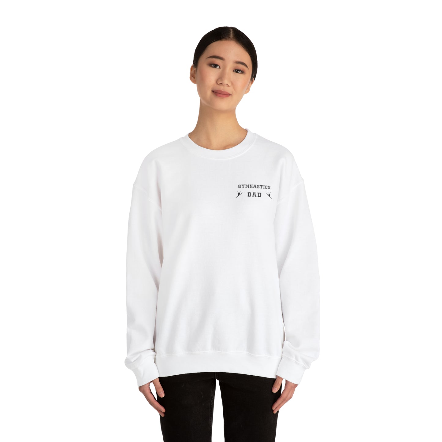 Gymastics Dad Scan For Payment Unisex Heavy Blend™ Crewneck Sweatshirt