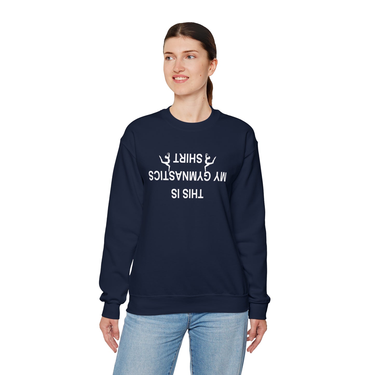 This is My Gymnastics Shirt (upside down) Unisex Heavy Blend™ Crewneck Sweatshirt