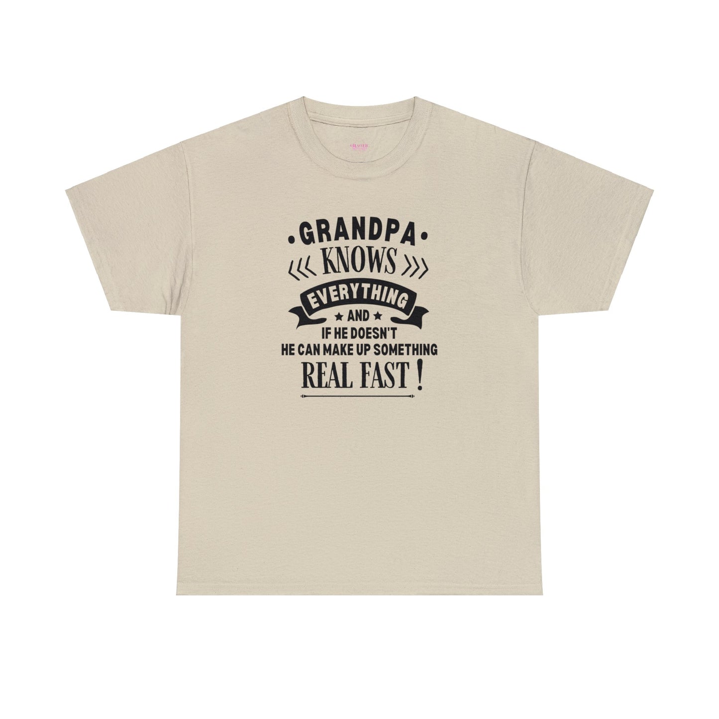 Grandpa Knows Everything Unisex Heavy Cotton Tee