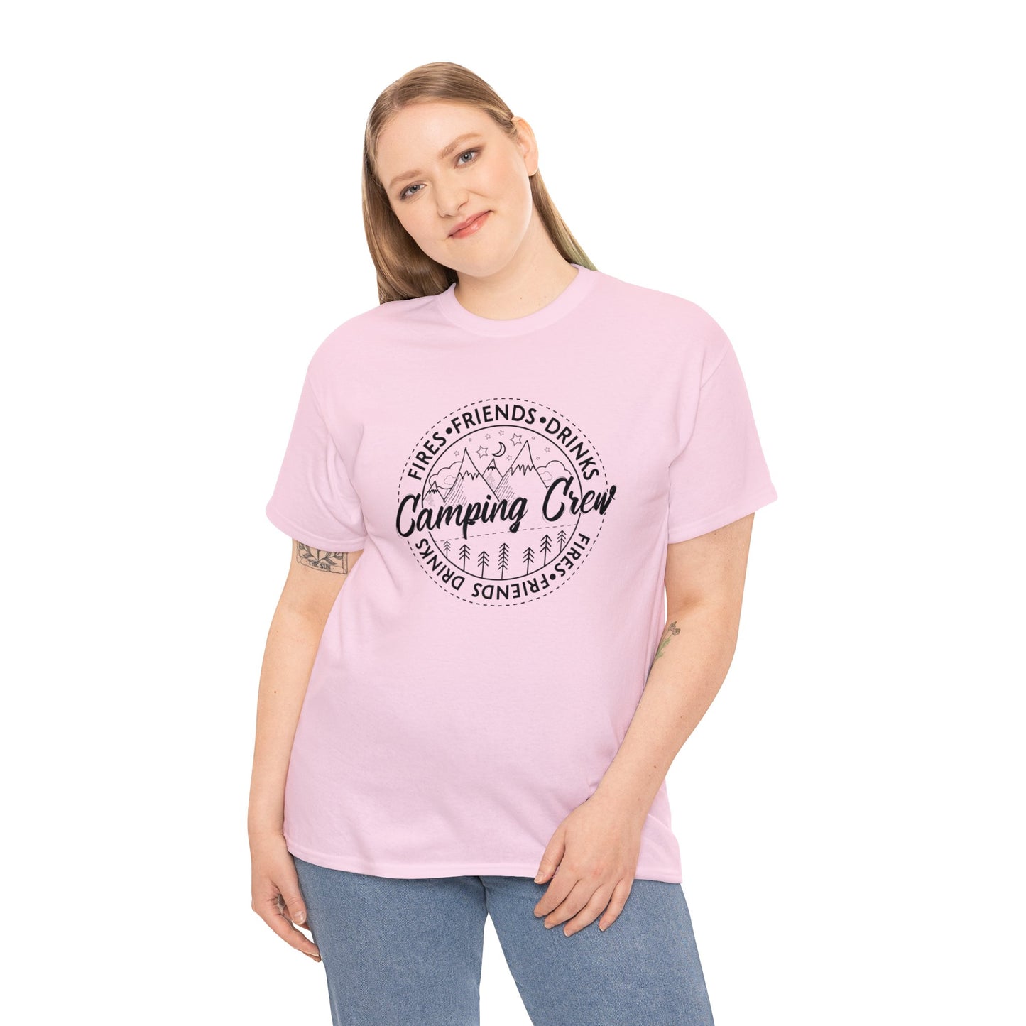Camping Crew Unisex Heavy Cotton Tee