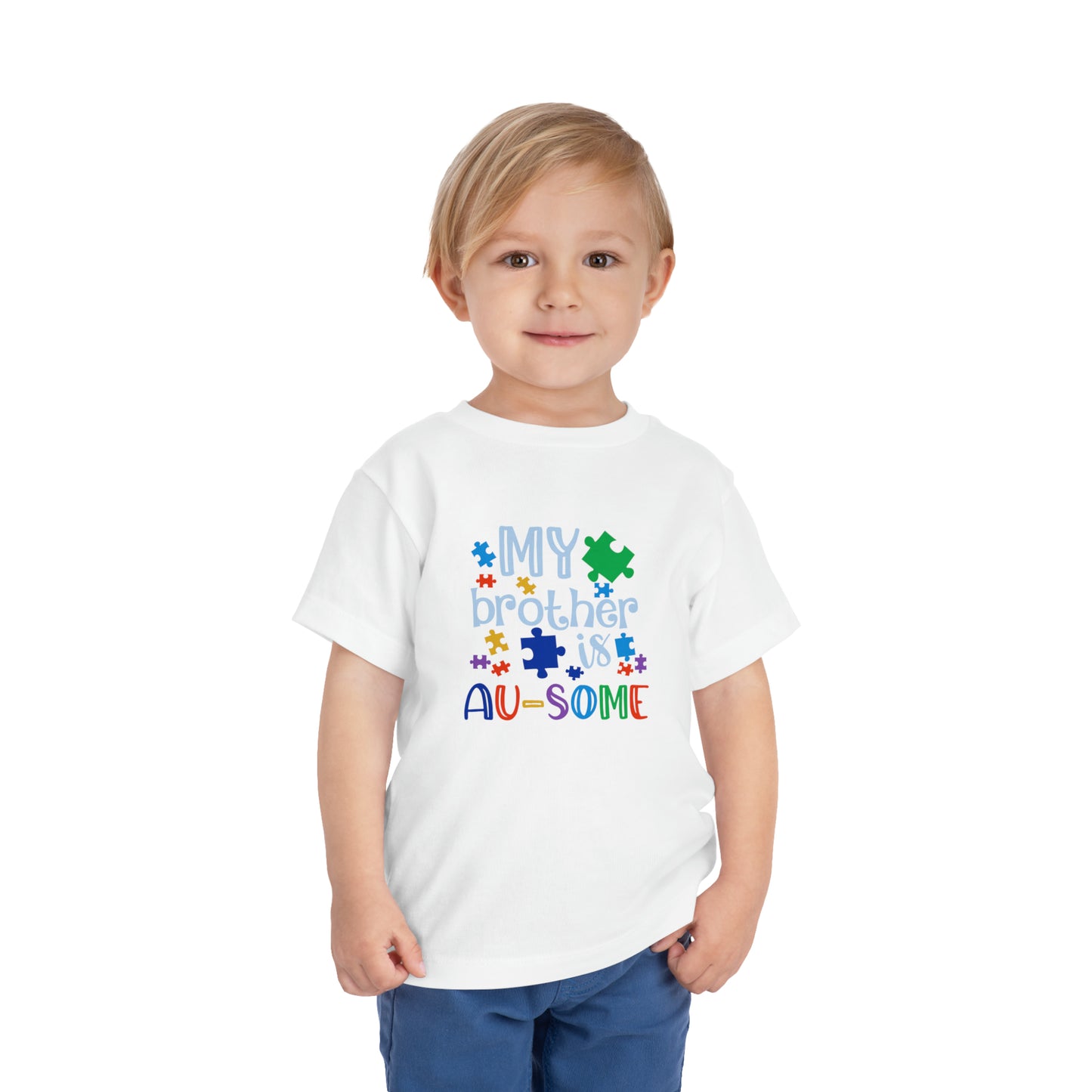 My Brother Is Au-some Toddler Short Sleeve Tee