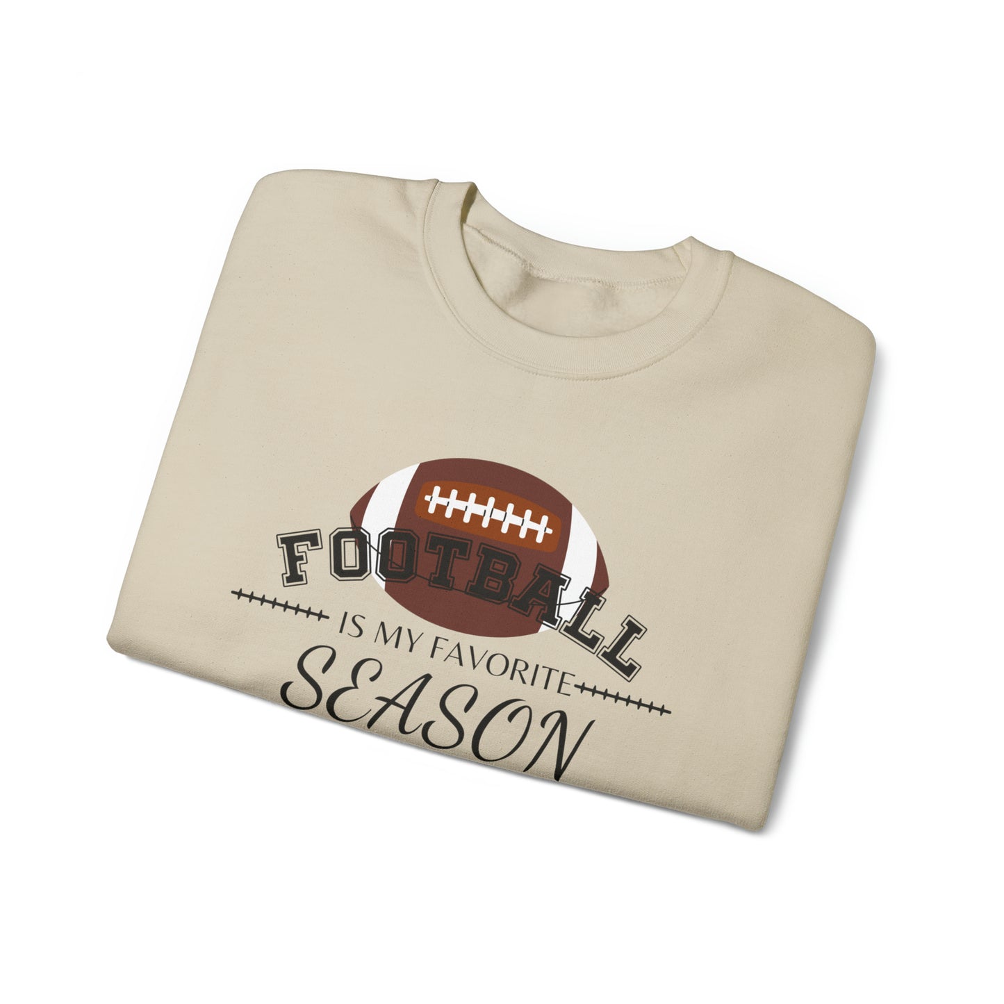 Football is My Favorite Season Unisex Heavy Blend™ Crewneck Sweatshirt