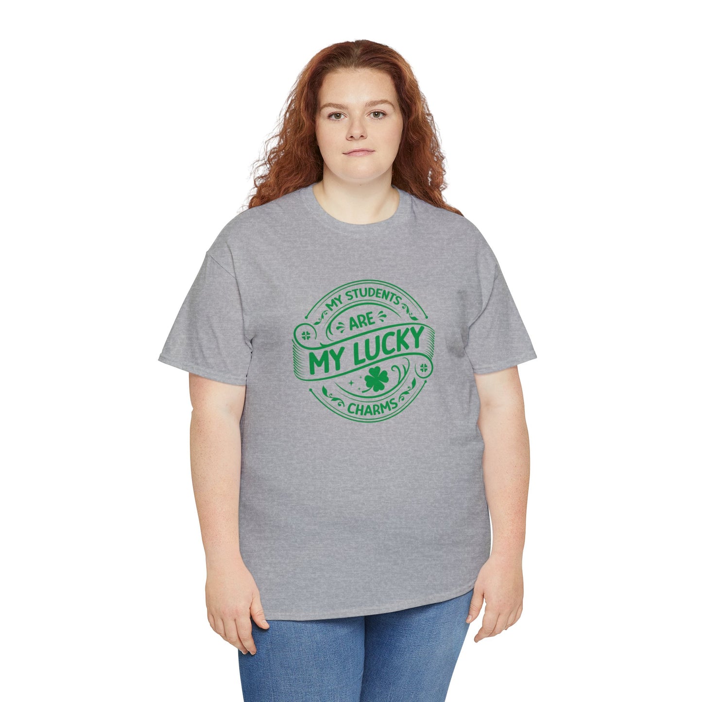 My Students Are My Lucky Charms St Patricks day shirt Unisex Heavy Cotton Tee