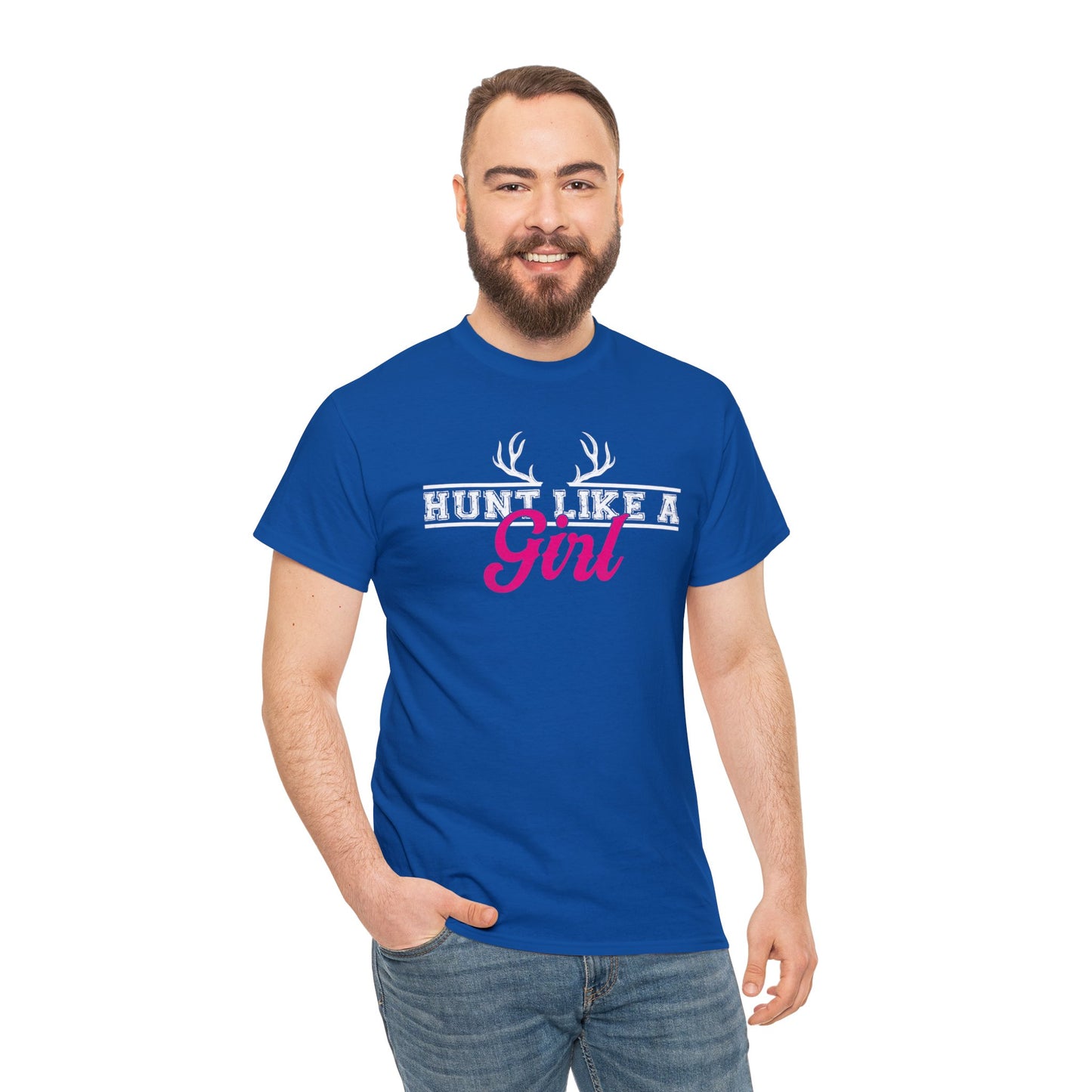 Hunt Like a Girl Unisex Heavy Cotton Tee