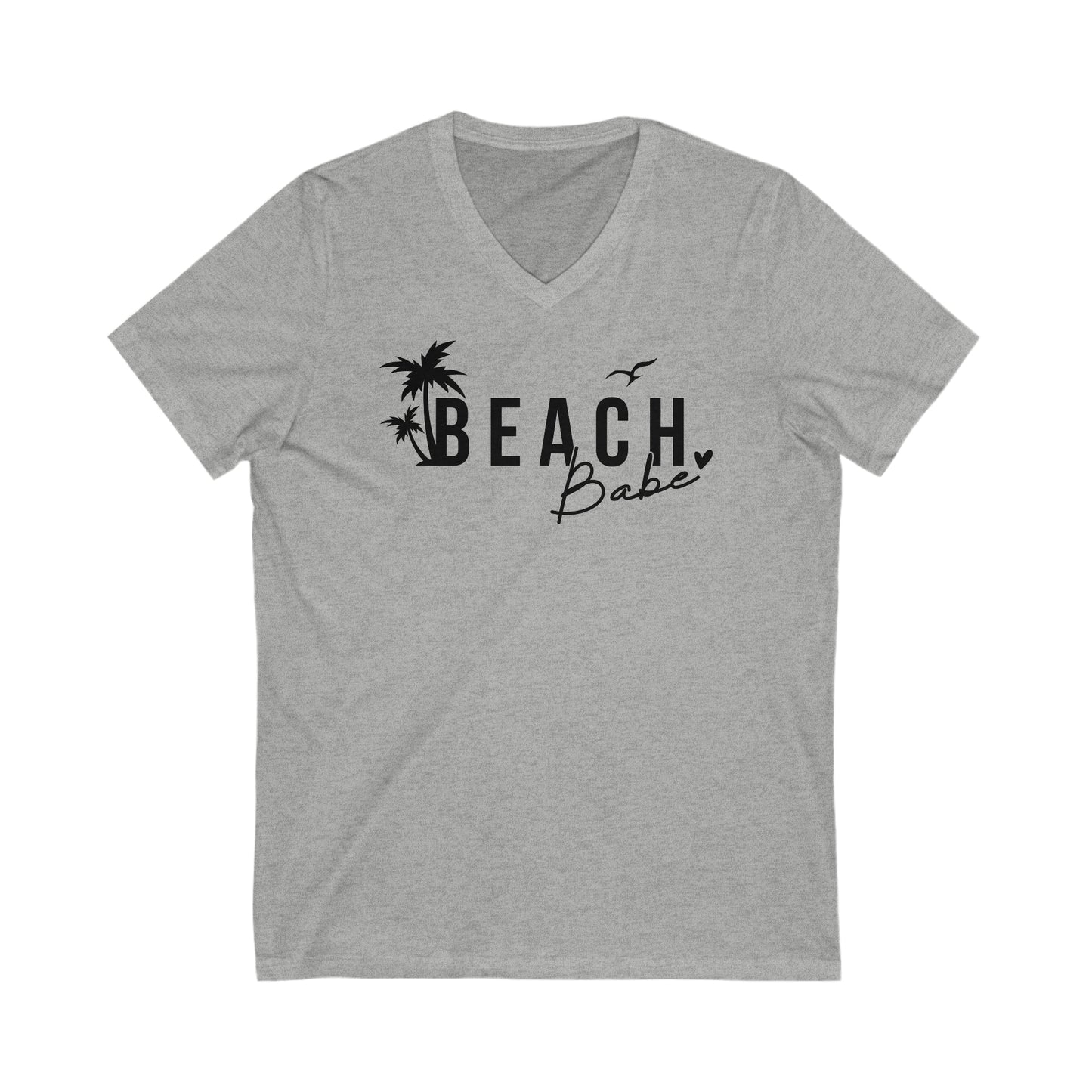 Beach Babe Unisex Jersey Short Sleeve V-Neck Tee