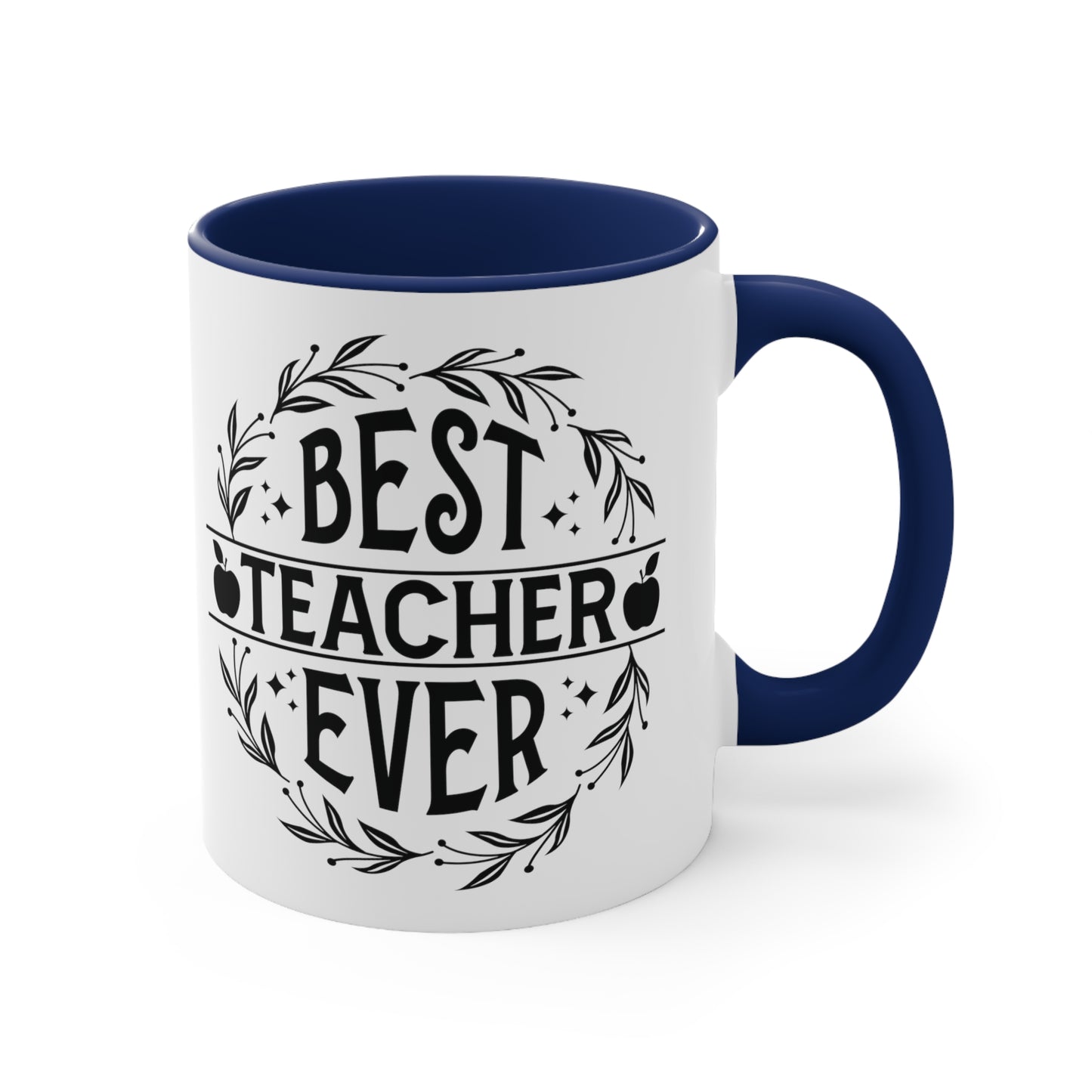 Best Teacher Ever Accent Coffee Mug, 11oz