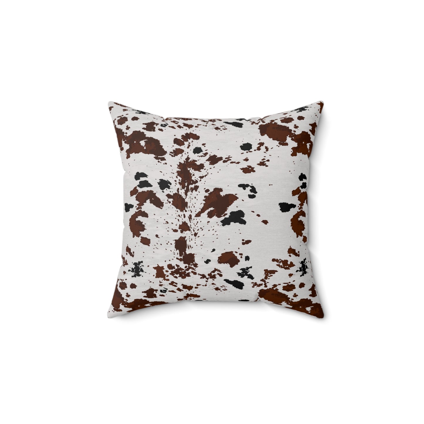 Cowhide Print Inspired Spun Polyester Square Pillow