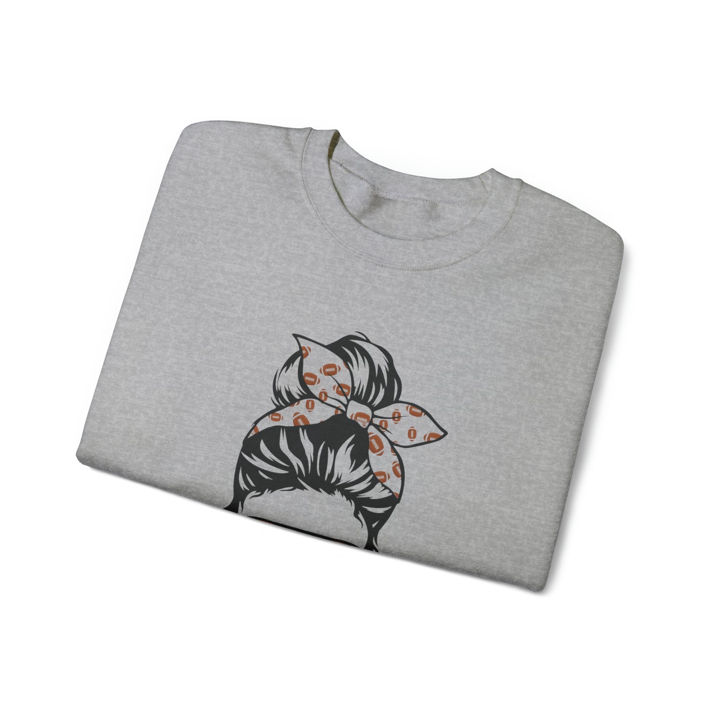 Mom of Both (football/cheerleading) Unisex Heavy Blend™ Crewneck Sweatshirt