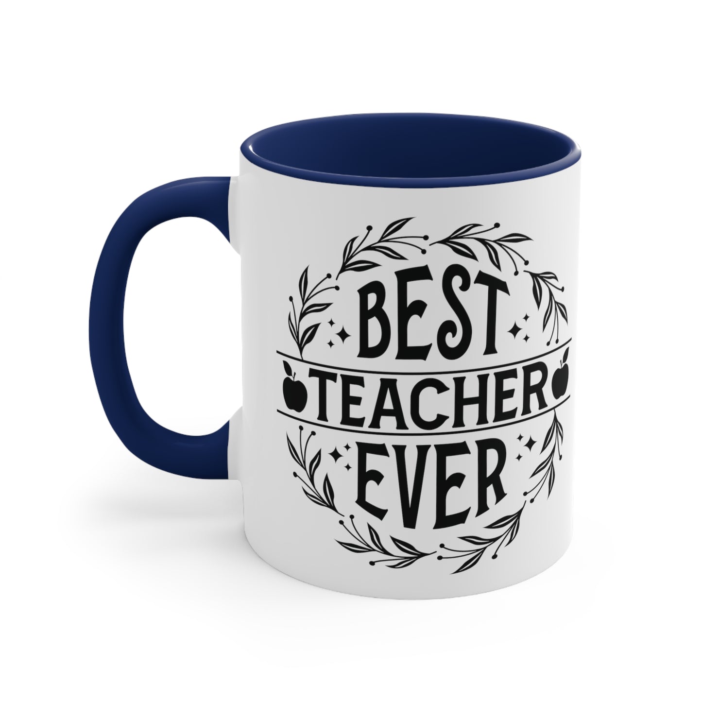 Best Teacher Ever Accent Coffee Mug, 11oz