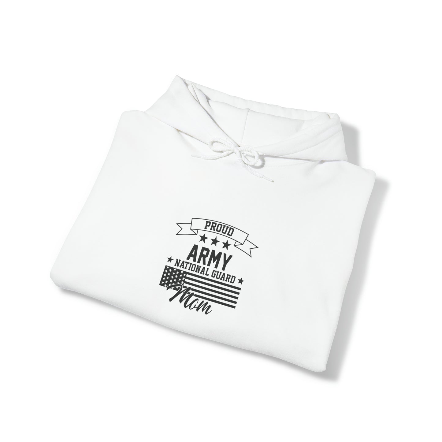Proud Army National Guard MOM Unisex Heavy Blend™ Hooded Sweatshirt