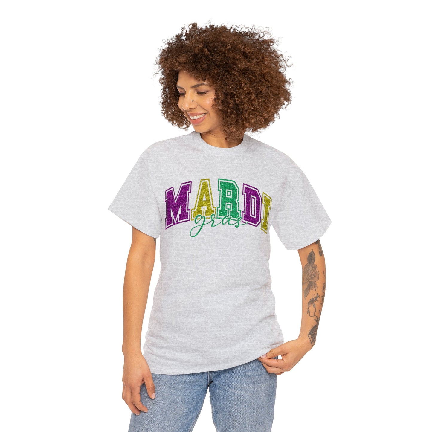Mardi Gras Unisex Heavy Cotton Tee