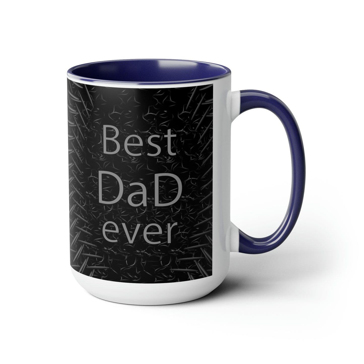 Best DAD ever Two-Tone Coffee Mugs, 15oz