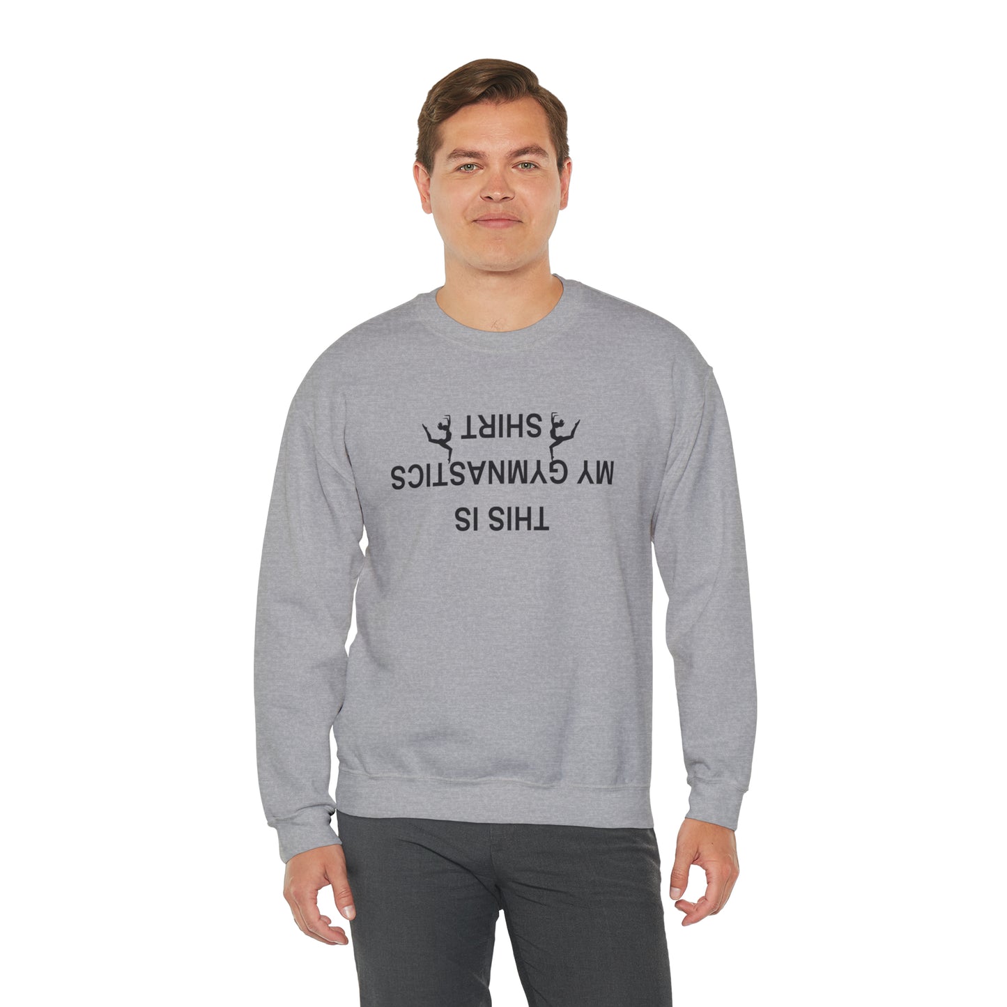 This is My Gymnastics Shirt (upside down) Unisex Heavy Blend™ Crewneck Sweatshirt