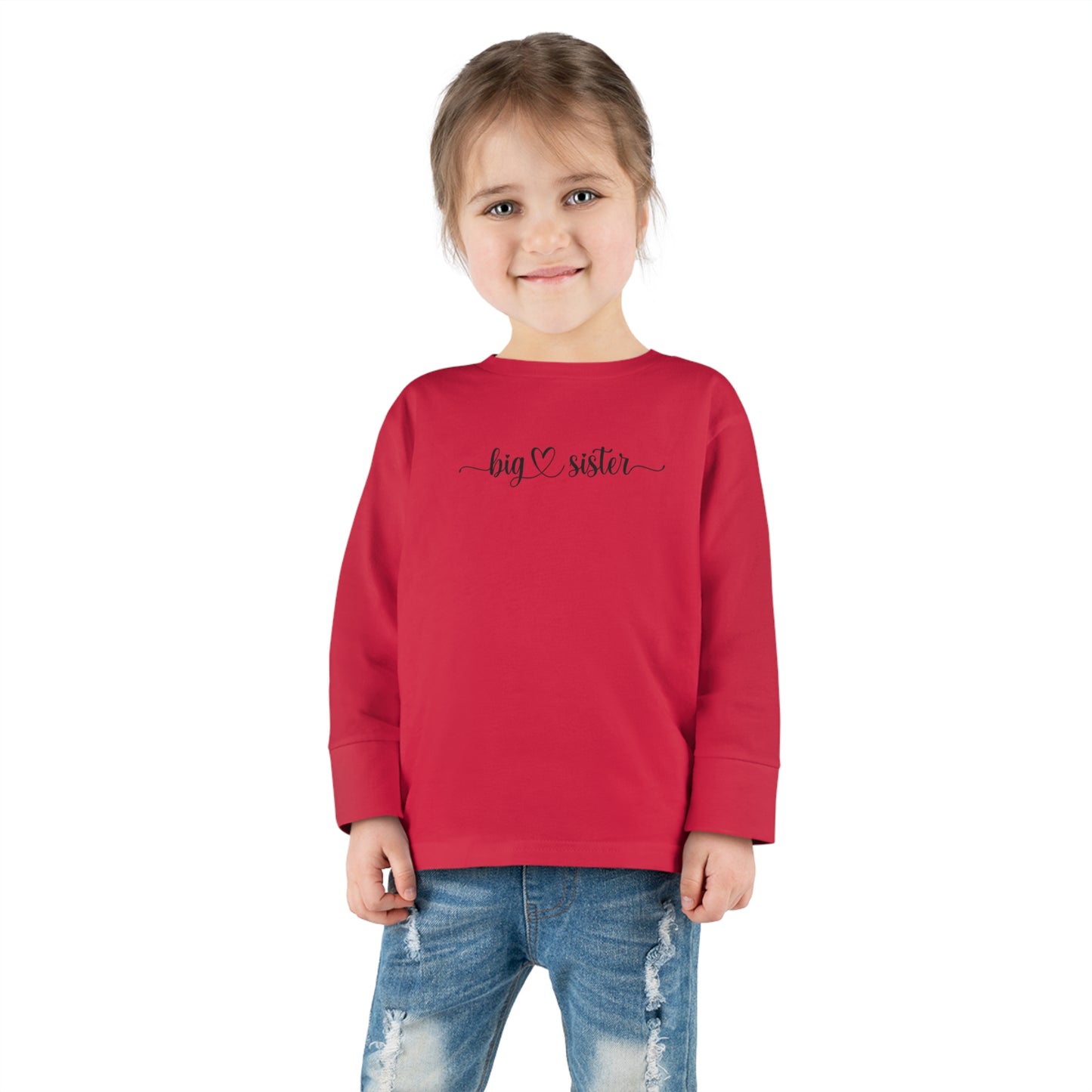 Big Sister Toddler Long Sleeve Tee
