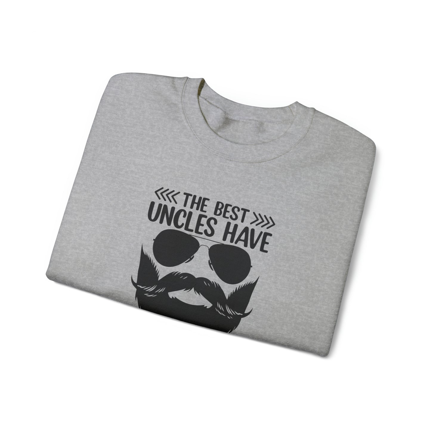 The Best Uncles Have Beards Unisex Heavy Blend™ Crewneck Sweatshirt