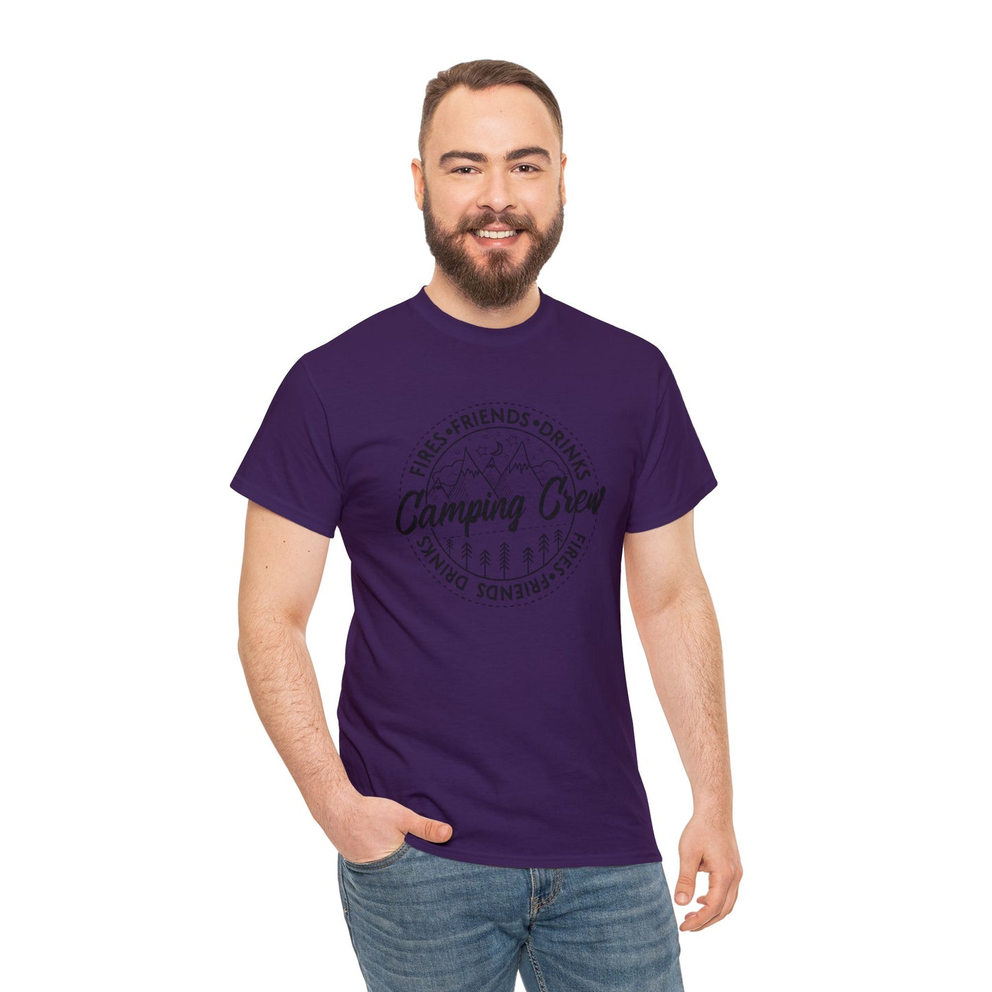 Camping Crew Unisex Heavy Cotton Tee