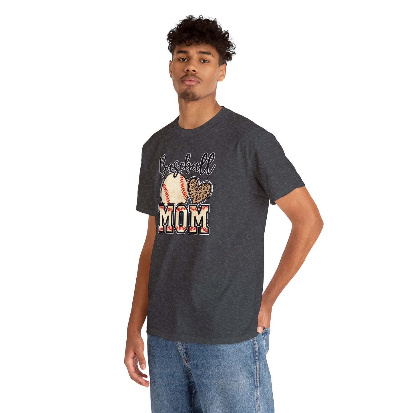 Baseball MOM shirt Unisex Heavy Cotton Tee