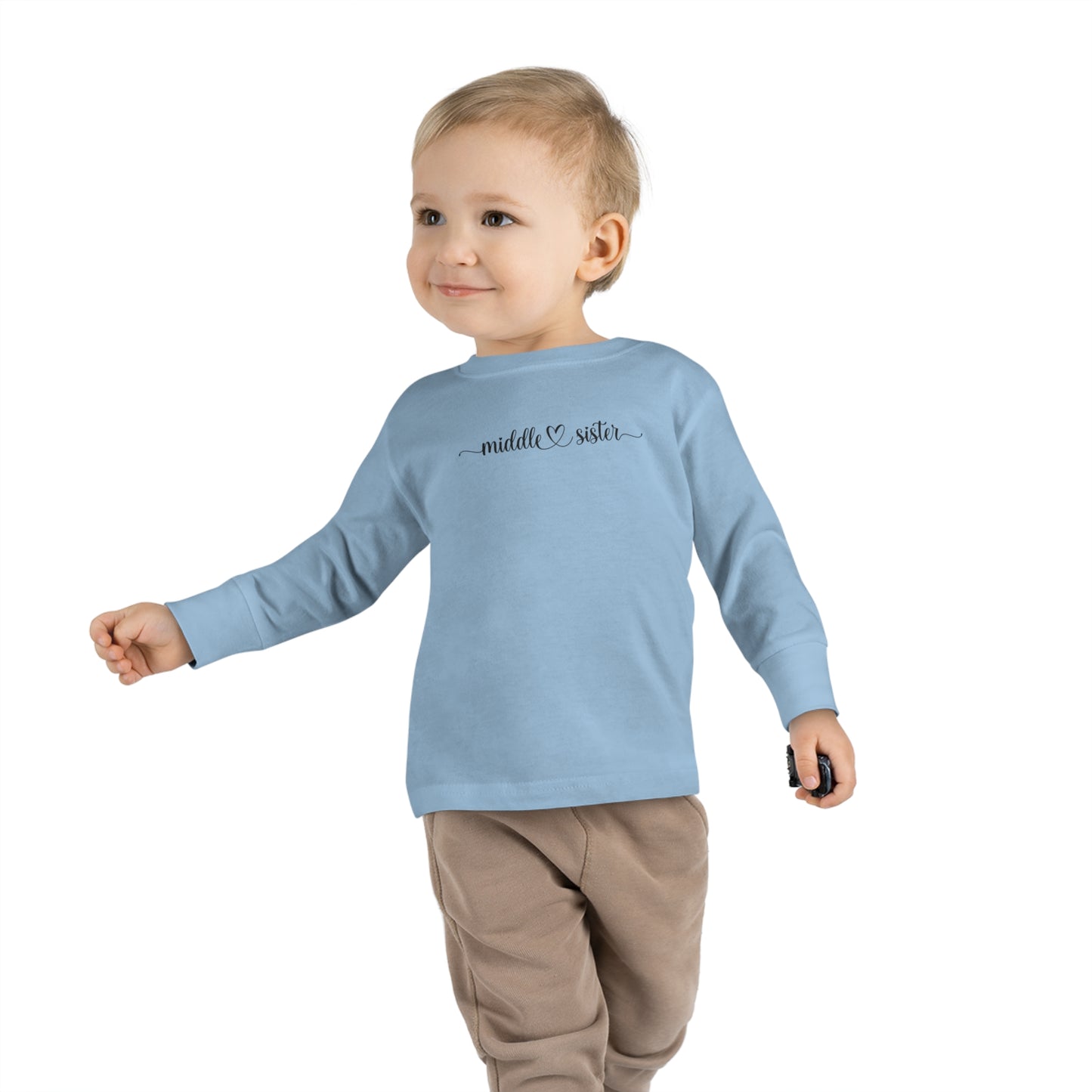 Middle Sister Toddler Long Sleeve Tee