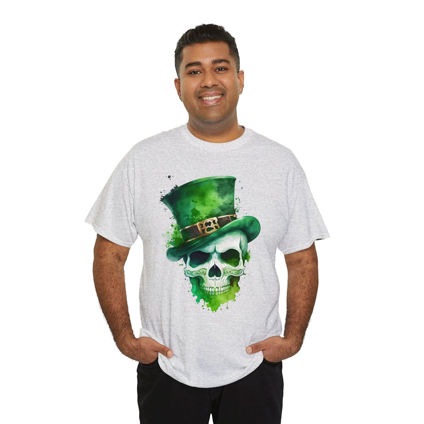 St. Patty's Skull Unisex Heavy Cotton Tee