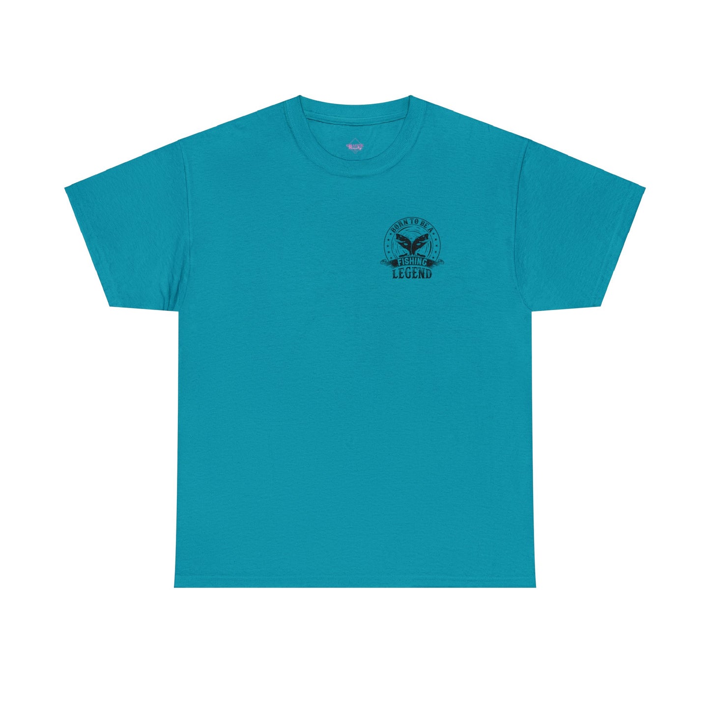 Born To Be A Fishing Legend Unisex Heavy Cotton Tee