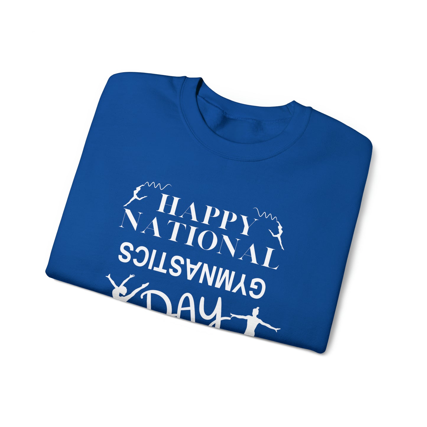 Happy National Gymnastics Day Unisex Heavy Blend™ Crewneck Sweatshirt