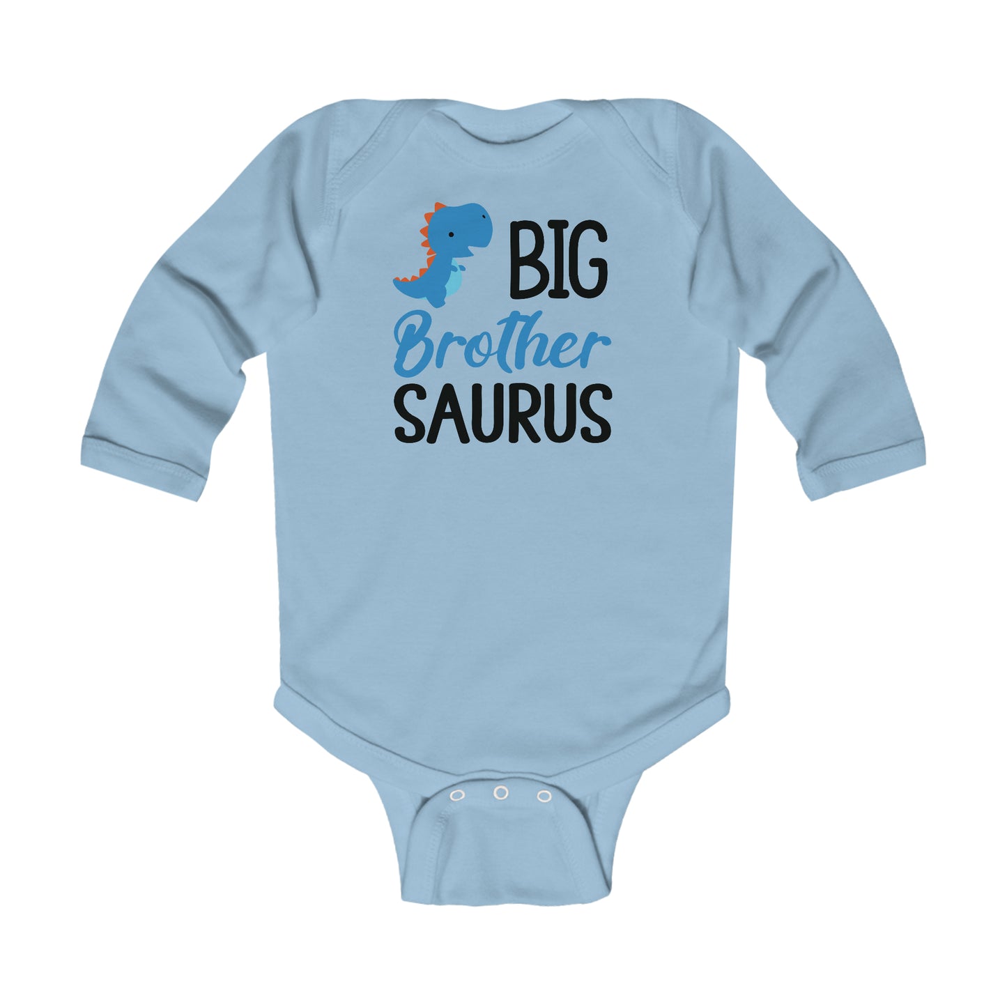Big Brother Saurus Infant Long Sleeve Bodysuit