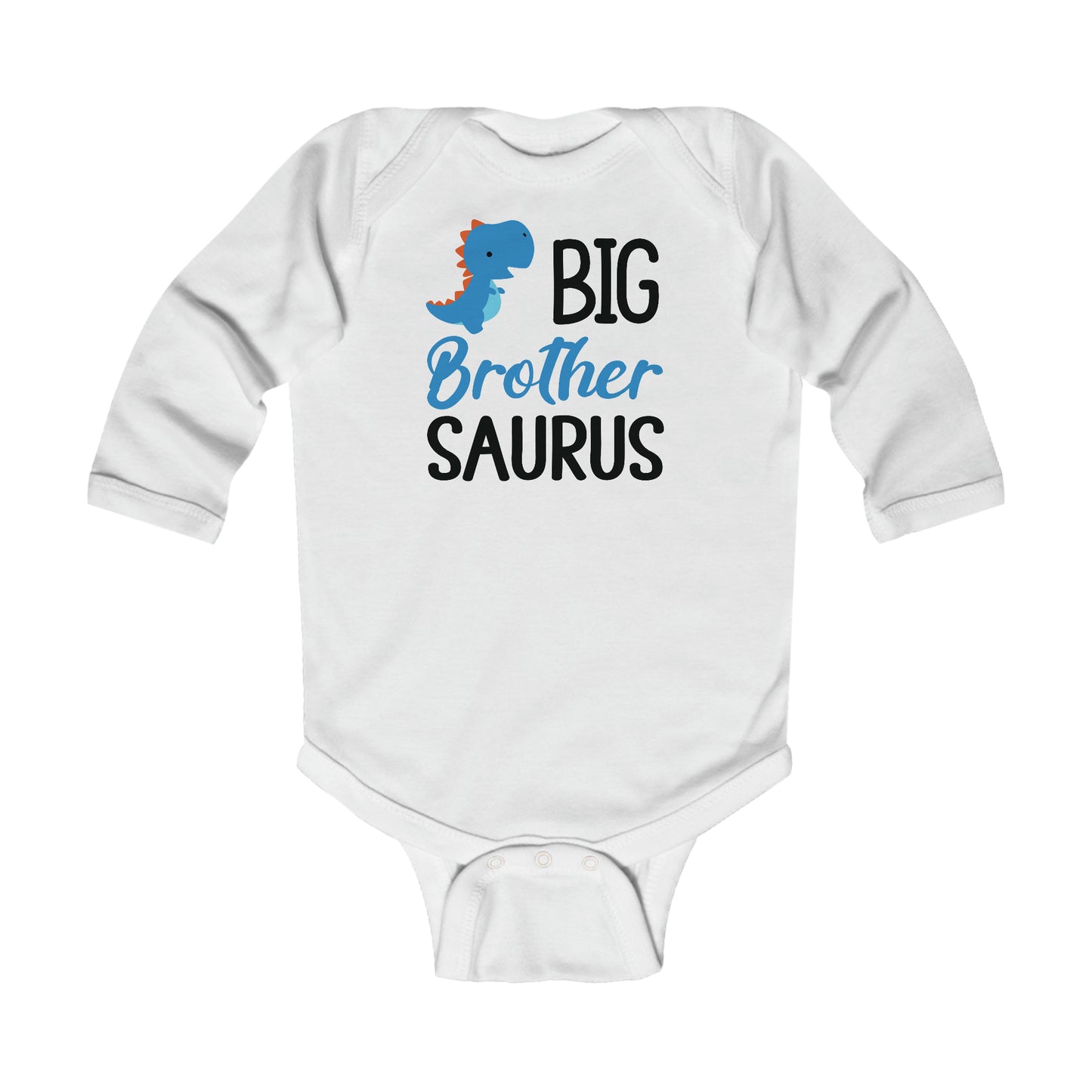 Big Brother Saurus Infant Long Sleeve Bodysuit